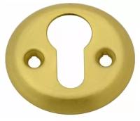 Накладка дверная на цилиндр Нора-М ФНК для финских дверей - Матовое золото - 50 мм