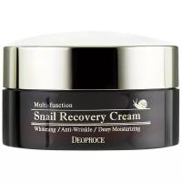 Deoproce Snail Recovery Cream Восстанавливающий крем для лица с муцином улитки, 100 г