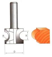 Фреза Globus 1014 D40 кромочная полустержневая