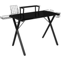 Компьютерный стол TetChair GD-06, ШхГ: 138.5х60 см, цвет: black