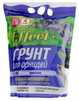 Грунт для орхидей Effect+, с дренажным камнем, фракция 10-30, 4 л