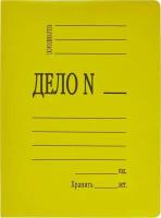 Attache Папка-скоросшиватель Дело A4, картон 360 г/м2, желтый