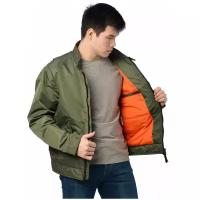 Куртка мужская CLASNA 003 размер 46, зеленый
