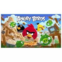 Постер на холсте Злые птицы (Angry Birds) №13 53см. x 30см