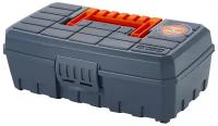 Органайзер для хранения Blocker Techniker, с отсеками, 23,6 x 13,1 x 8,4 см, серо-оранжевый
