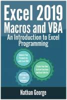 Excel 2019 Macros and VBA. An Introduction to Excel Programming