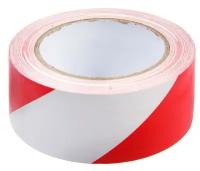 Лента разметочная тундра, клейкая, красно-белая, 150 мкм, 48 мм х 33 м