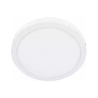 Светильник даунлайт накладной круг белый LED Ecola downlight 24W 220V 4200K 300x32