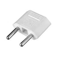 Сетевой переходник Premier 3-010 WH Adapter for Tefal плоская вилка на евро-розетку и US - белый