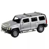 Автопанорама Машина Автопанорама Hummer H3, серебряный, 1/32, свет, звук, инерция, в/к 17,5*13,5*9 см - JB1251393