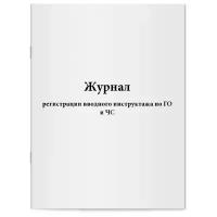 Журнал регистрации вводного инструктажа по ГО и ЧС