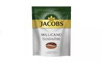 Кофе молотый в растворимом Jacobs Millicano сублимированный с добавлением молотого, пакет, 200 г