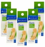 ECOPLAST пластырь медицинский тканый ELASTIC 72Х19ММ N8