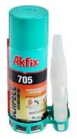 Набор для склеивания Akfix 705, комплект 2 шт, аэрозоль 200 мл, + клей 65 г