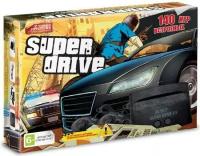 Игровая приставка 16 bit Super Drive GTA V (140 в 1) + 140 встроенных игр + 2 геймпада (Черная)