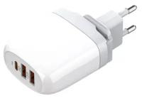 Сетевое зарядное устройство LDNIO A3511Q 65W GaN Super Fast Charging with PD+QC ports, Travel Adapter