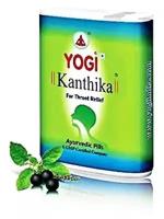 Гранулы-драже Йоги Кантика Аювердикс (Yogi Kanthika Yogi Ayurveda) от ангины и боли в горле при кашле, 70 гранул