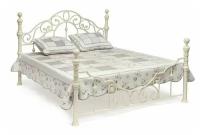 Кровать TetChair металлическая VICTORIA 140*200 см (Double bed), Античный белый (Antique White)