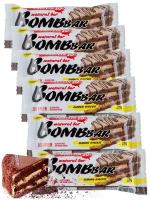 Протеиновый батончик Bombbar Protein Bar 6 x 60 г, Датский бисквит