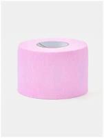Natural Beauty Воротник парикмахерский защитный для стрижки, воротнички бумажные в рулоне с клеевым слоем, Розовый (100 шт/рулон)