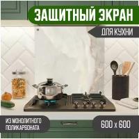 Защитный экран для кухни 600 х 600 х 3 мм 