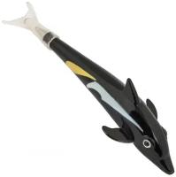 Ручка Дельфин черный подарок девочке, мальчику, универсальный