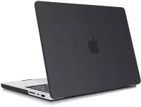 Чехол для MacBook Pro 16 2024 - 2021 M3 A2991 M2 A2780 M1 A2485 Pro Max Черный матовый