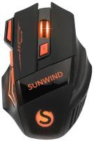 Мышь SUNWIND SW-M715GW, беспроводная, USB, черный (HM-X7W)