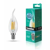 Эл.лампа светодиодная LED 12-CW35-FL/830/E14 (12Вт=100Вт 1105Lm 220В) Camelion