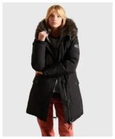 Утепленная куртка, SuperDry, артикул: W5011037A, Цвет 02A Black, Размер 16