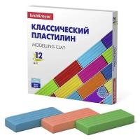 Пластилин 12цв 192г ErichKrause Basic 50558 4716443