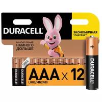 Батарейка Duracell AAA. 12 шт