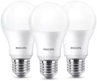 Лампа светодиодная Philips Essential LED 3CT 4000К, E27, 7 Вт, A55