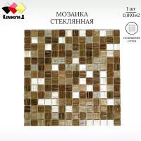 Мозаика стеклянная Керамоград JS12 30,5х30,5см 1 сетка