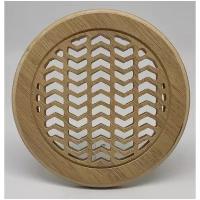 Peresvet Решетка декоративная деревянная круглая на магнитах Пересвет К-34 d100мм