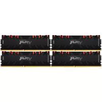 Оперативная память Kingston FURY Renegade RGB 64 ГБ (16 ГБ x 4 шт.) DDR4 3200 МГц DIMM CL16 KF432C16RB1AK4/64