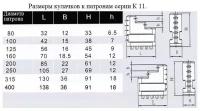 Кулачки прямые d400 к патронам серии К11 \