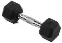 Гантель гексагональная обрезиненная Lite Weights 3179LW, 3кг