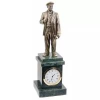 Часы со статуэткой В.И. Ленина на постаменте (ВхШхД 25х8х8)