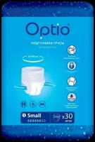 Трусы впитывающие Optio для взрослых, S, 6 капель, 60-90 см, 30 шт