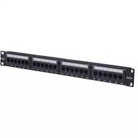 Патч-панель 19 дюймов 24 порта RJ-45 5E Krone IDC WT-2029A-KR-24 ports