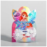 WINX Набор зажимов с цветком, Феи винкс, 2 шт