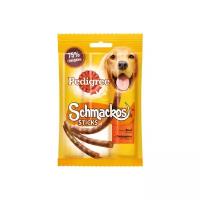 Лакомство для взрослых собак Pedigree Schmackos мясные палочки из говядины, 33г, 2 шт