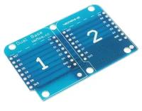 WeMos D1 Mini Dual Base Shield