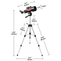 Телескоп Orion GoScope III 70mm (рефрактор на фотоштативе в комплекте с рюкзаком)