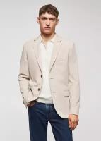 Пиджак для мужчин Mango SANDAY, размер 48, цвет Песочный