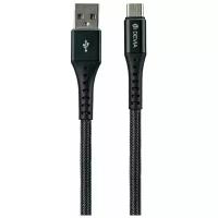 Кабель Devia Braid Series Cable Type-C 1m - Black