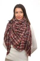Платок женский зимний шерсть шарф палантин на голову шею тёплый подарок женщине, 130*125см