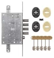 Замок врезной Mottura (Моттура) сувальдный с защёлкой 52.771 (универсальный), без накл