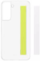 Панель-накладка Samsung Slim Strap Cover White для Samsung Galaxy S21 FE